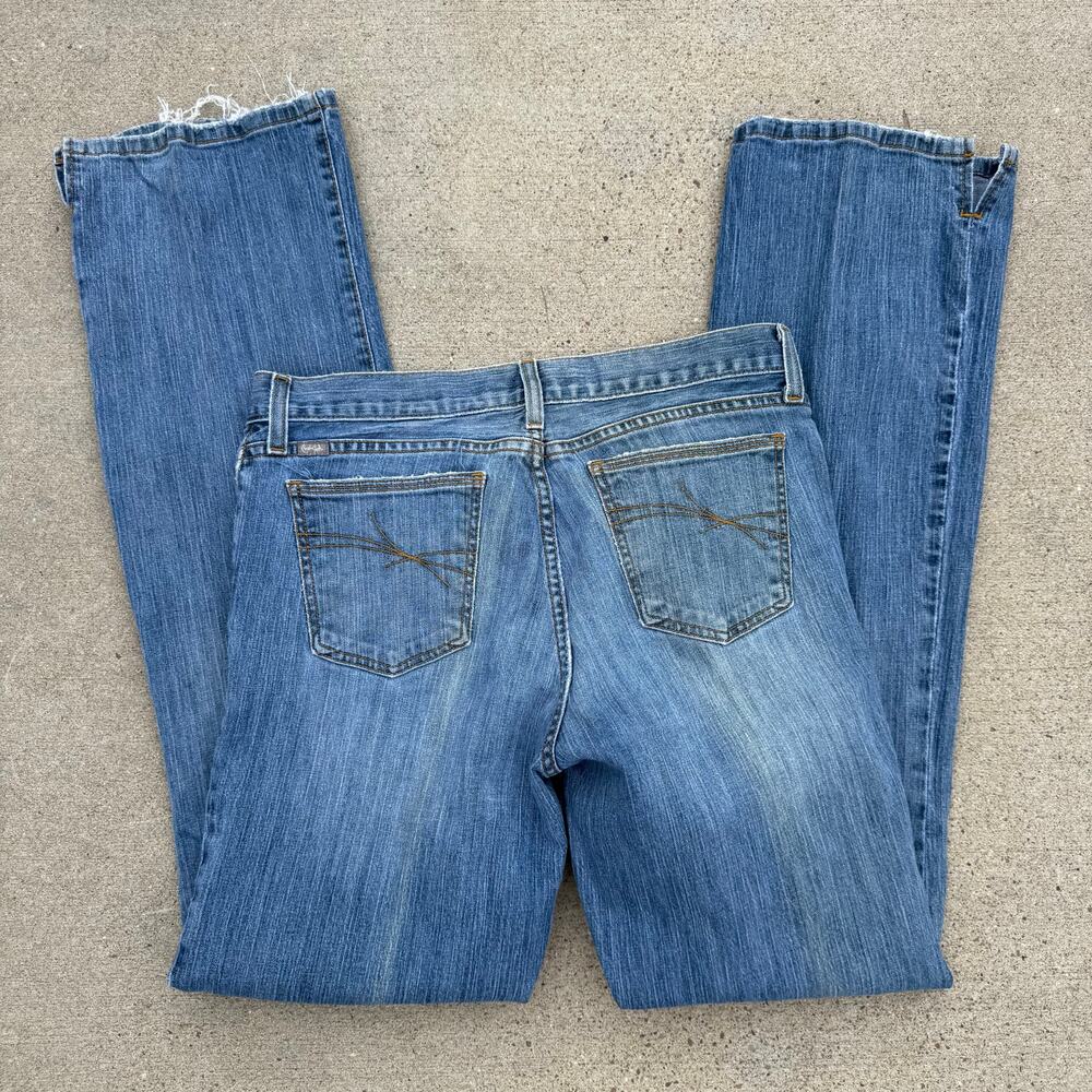 Y2K Cruel Girl Slim Fit Boot Cut Cowgirl Western Jeans Womens 11 X-Long Blue